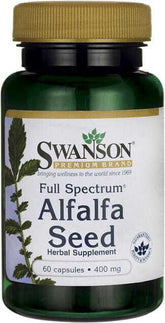 Alfalfa fs semi di erba medica 400 mg 60 capsule SWANSON